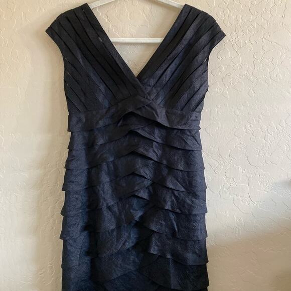 Adrianna Papell black cocktail dress - Picture 8 of 10